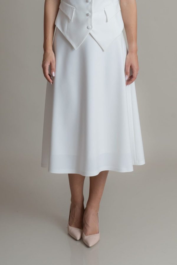 Fustă Eternal White