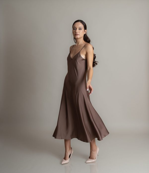 Rochie Silky Cappuccino