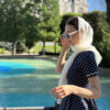 Eșarfă Din Voal Plisat Din Mătase Naturală