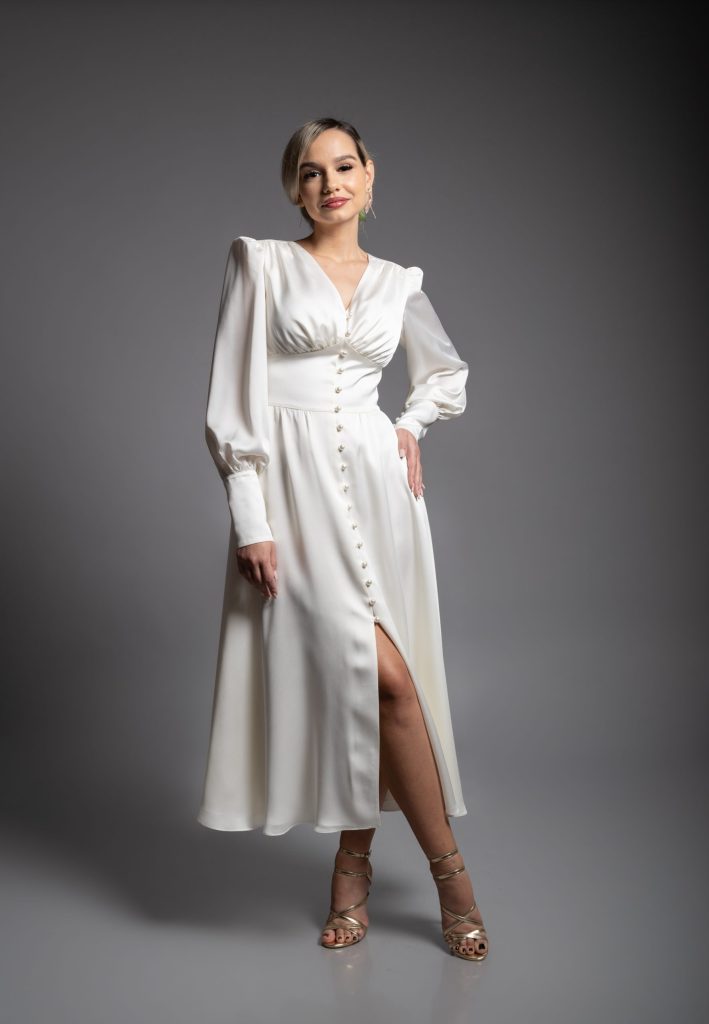 Rochiile de mireasă în formă de A: elegante, feminine și potrivite pentru aproape orice siluetă