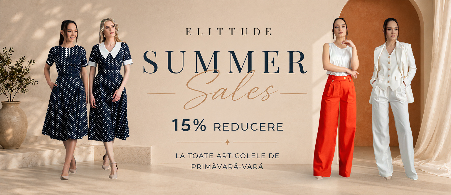Summer Sales ELITTUDE 15% REDUCERE