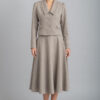 Costum elegant din cașmir Zegna, format din 2 piese: sacou și fustă