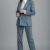 Sacou bleu gri DB, din cașmir Zegna